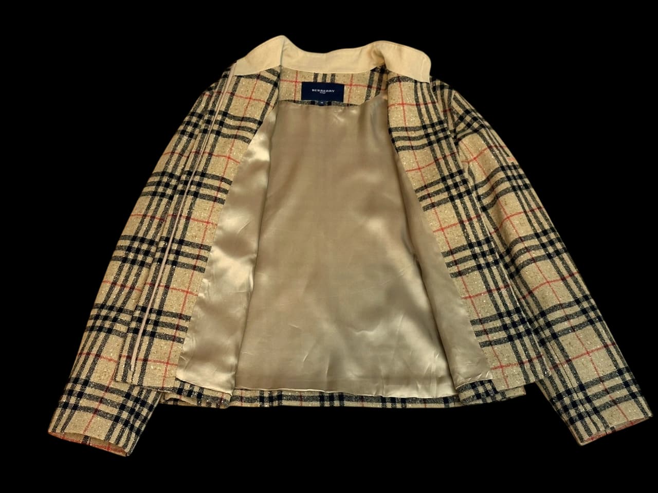 Classic Check Donegal Tweed Wool Jacket — thumbnail 3