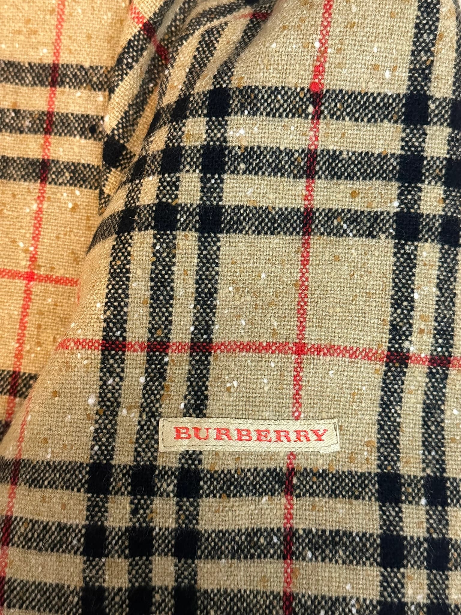 Classic Check Donegal Tweed Wool Jacket — thumbnail 7