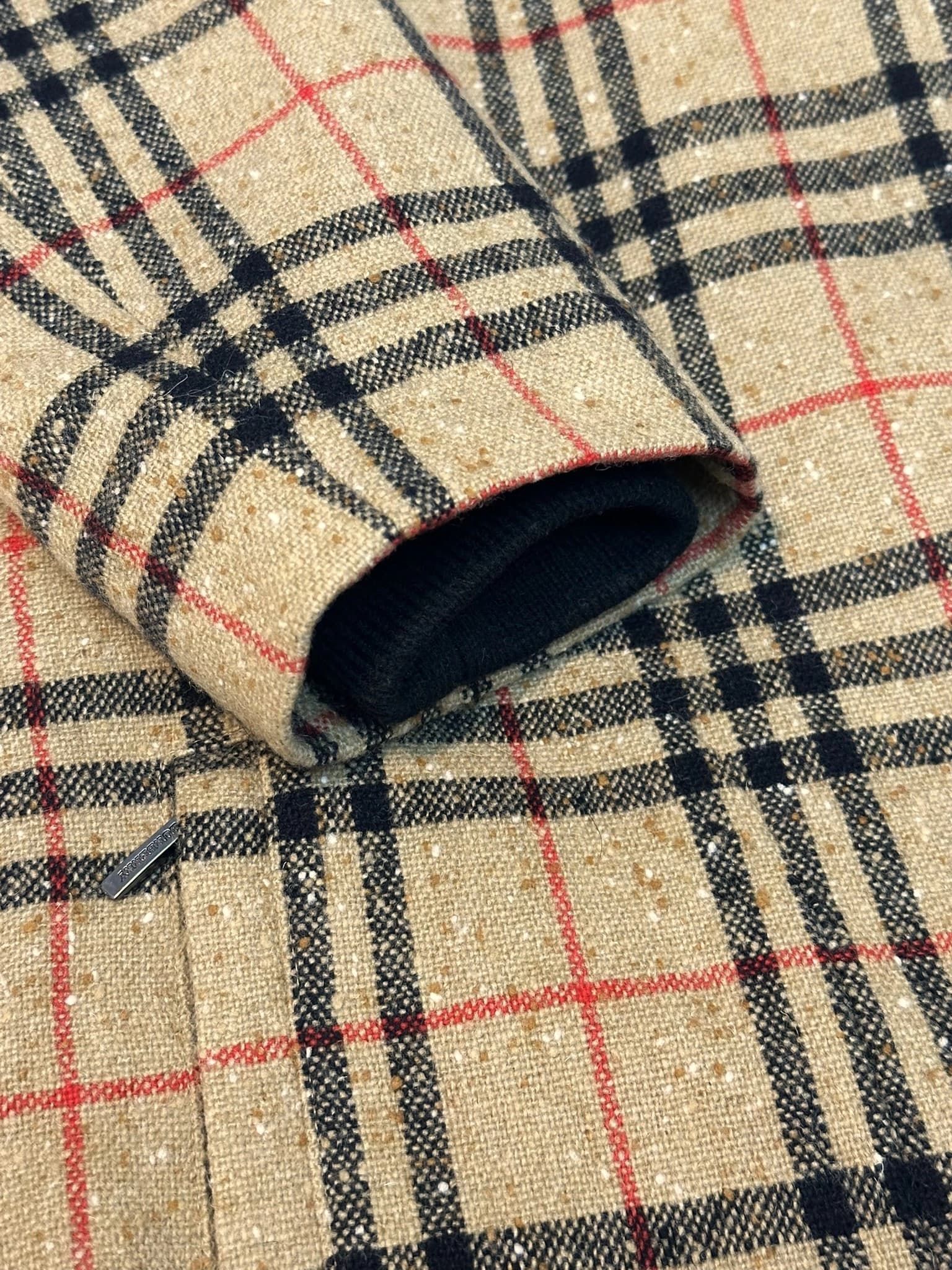 Classic Check Donegal Tweed Wool Jacket — thumbnail 6