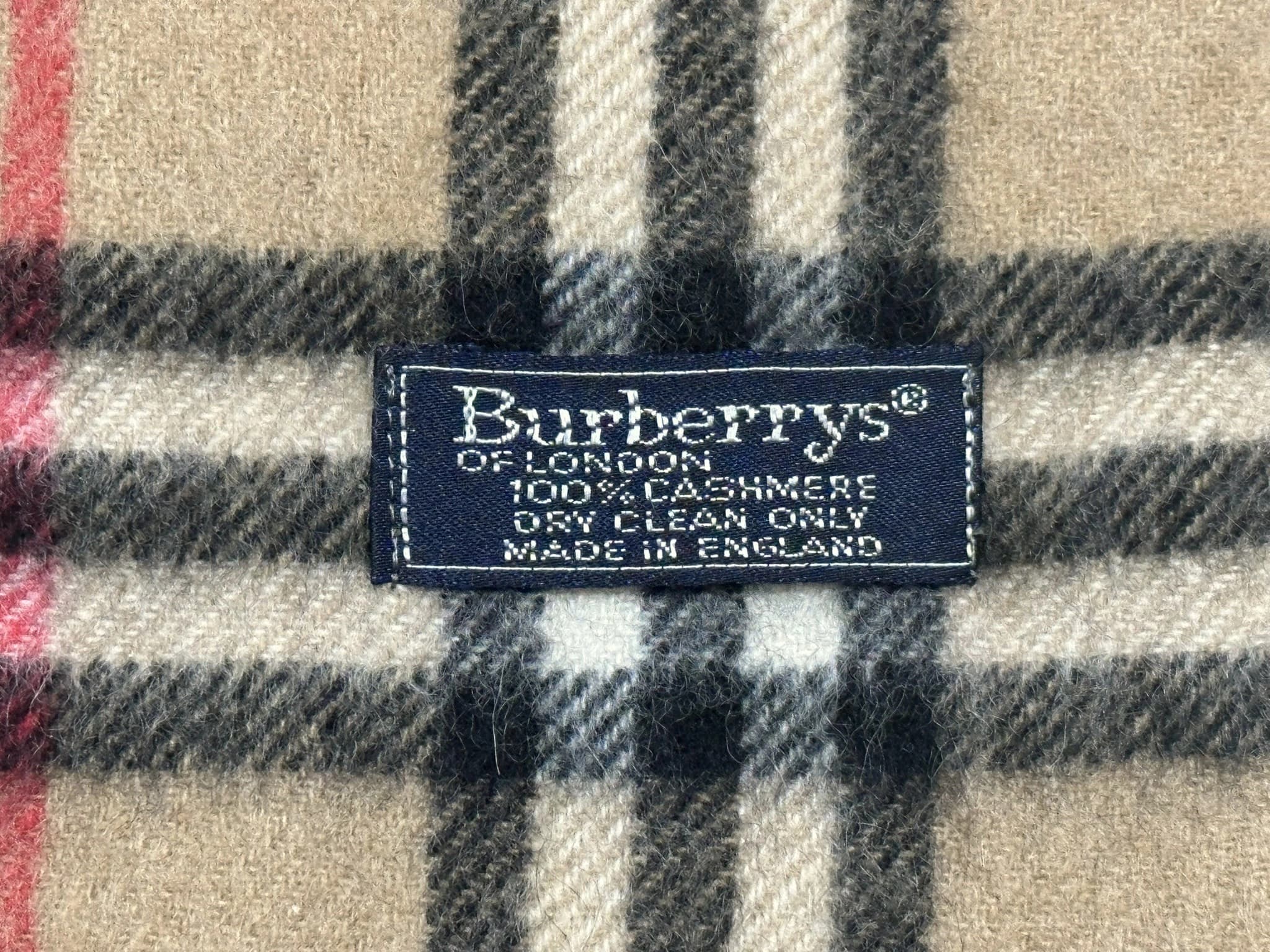 Classic Check Cashmere  Scarf — thumbnail 3
