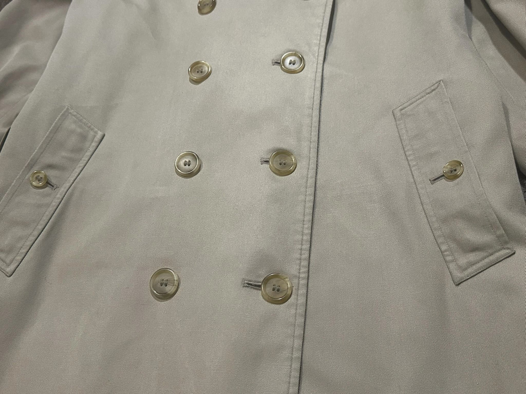 Classic Double Breasted Long Trench Coat — thumbnail 5