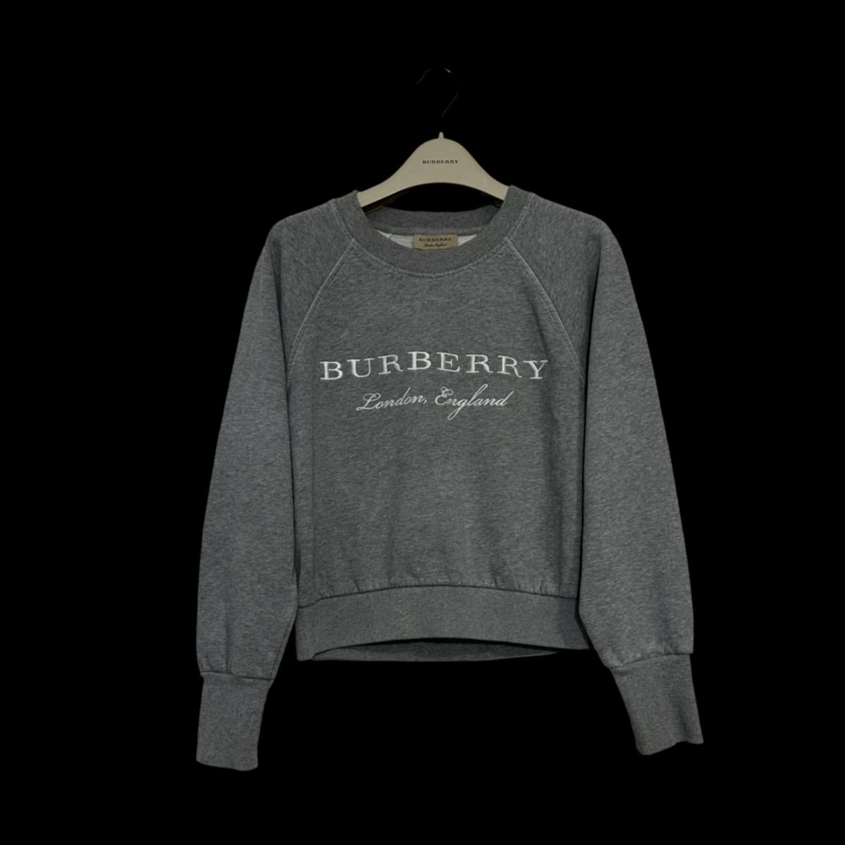 Taydon Embroidered Logo Grey Sweatshirt