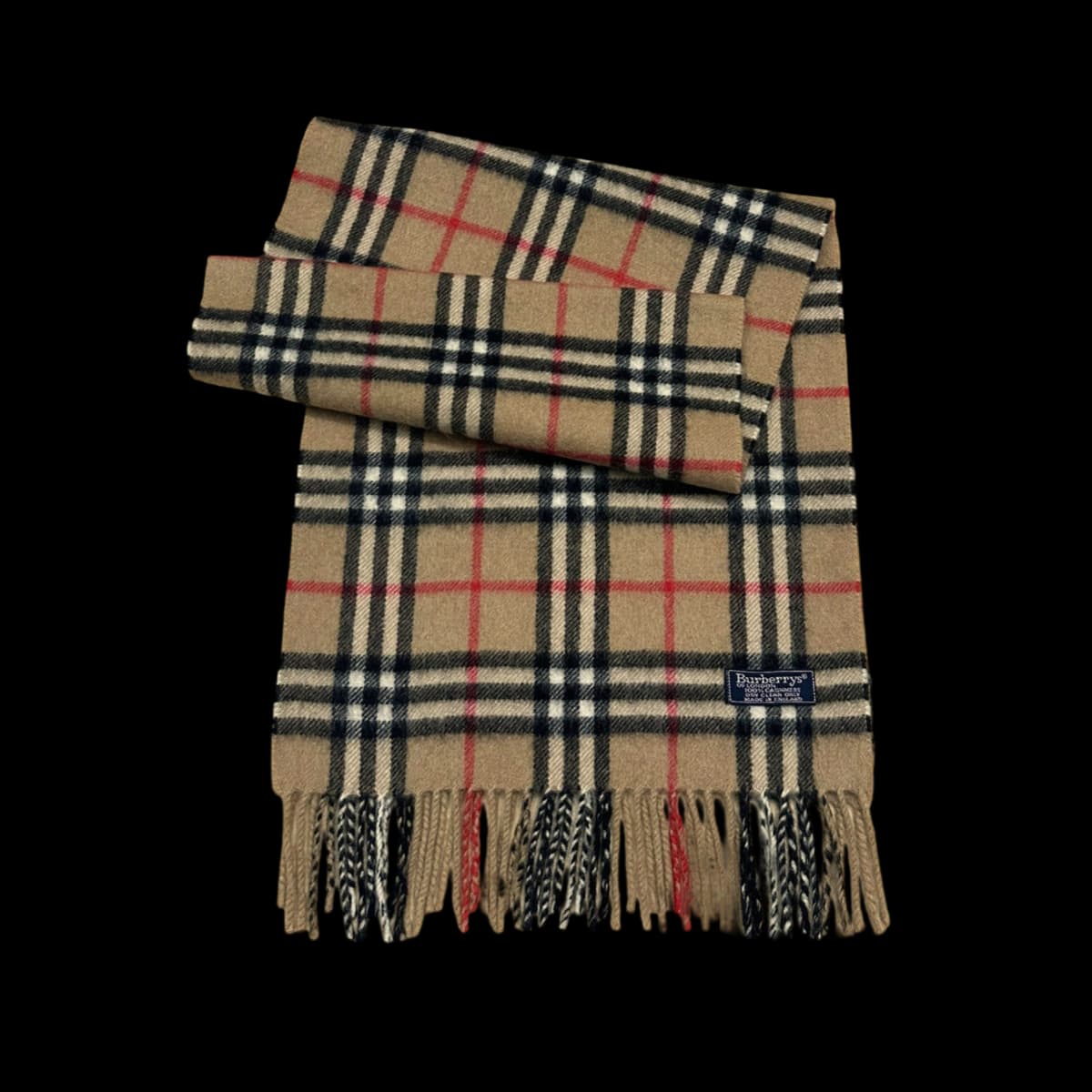 Classic Check Cashmere  Scarf