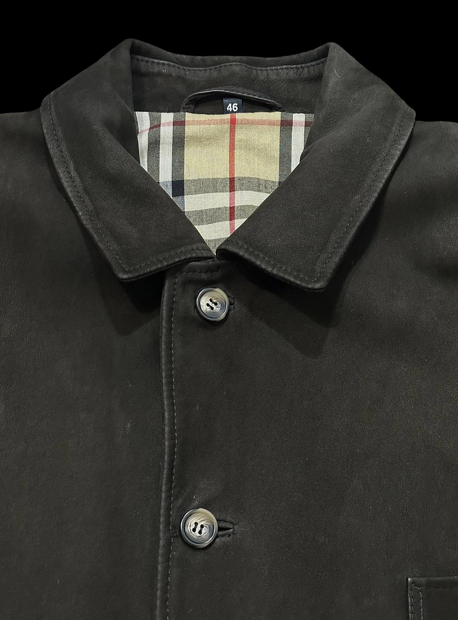 Genuine Suede Leather Coat — thumbnail 4