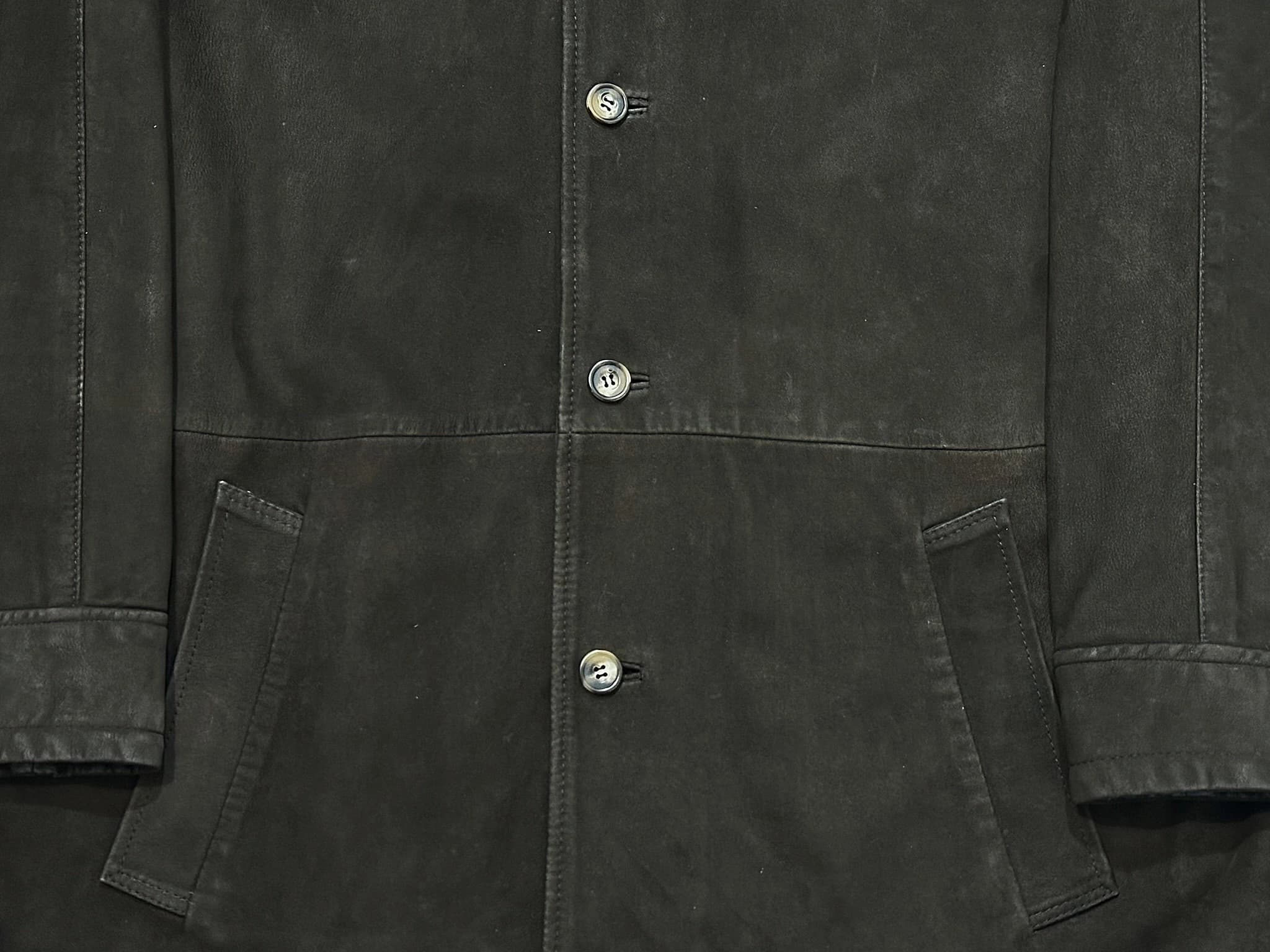Genuine Suede Leather Coat — thumbnail 5