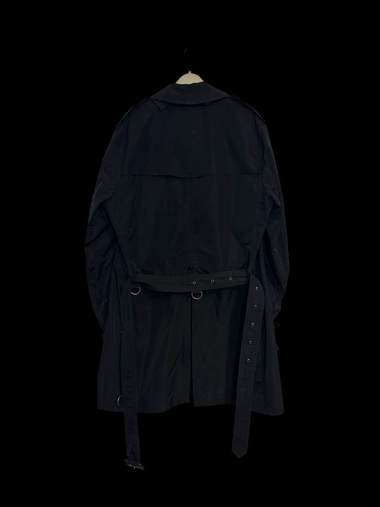Double Breasted Mid-Length Rain Trench Coat