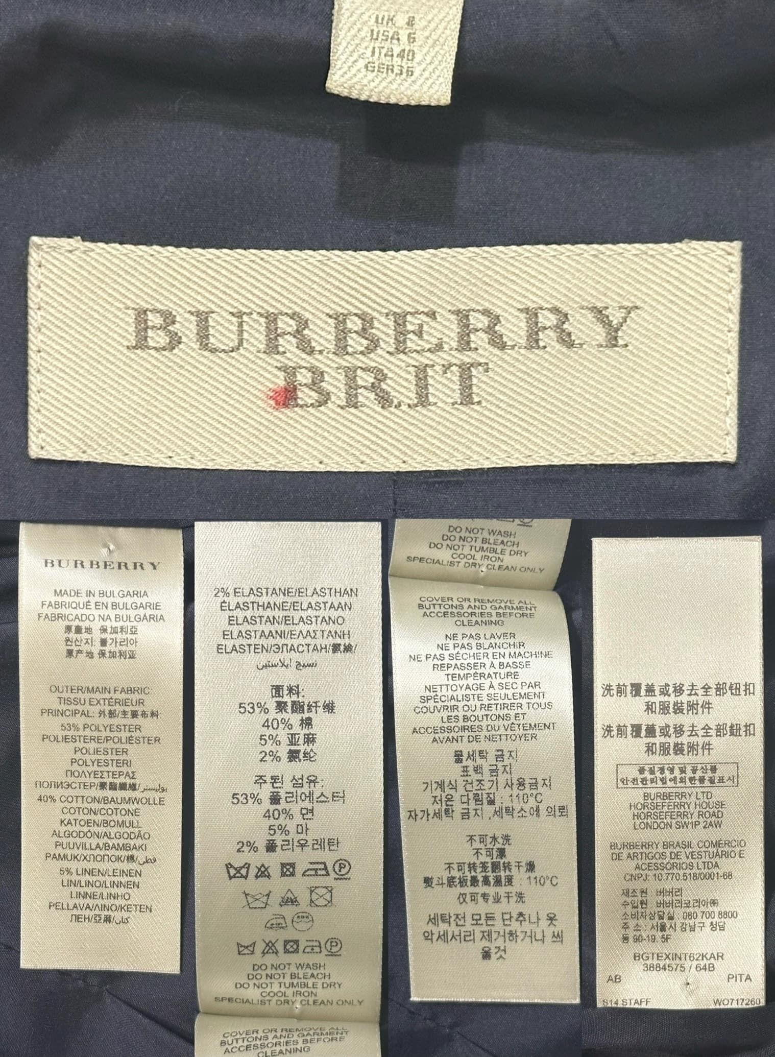 Linen & Cotton Blend Blazer — thumbnail 6