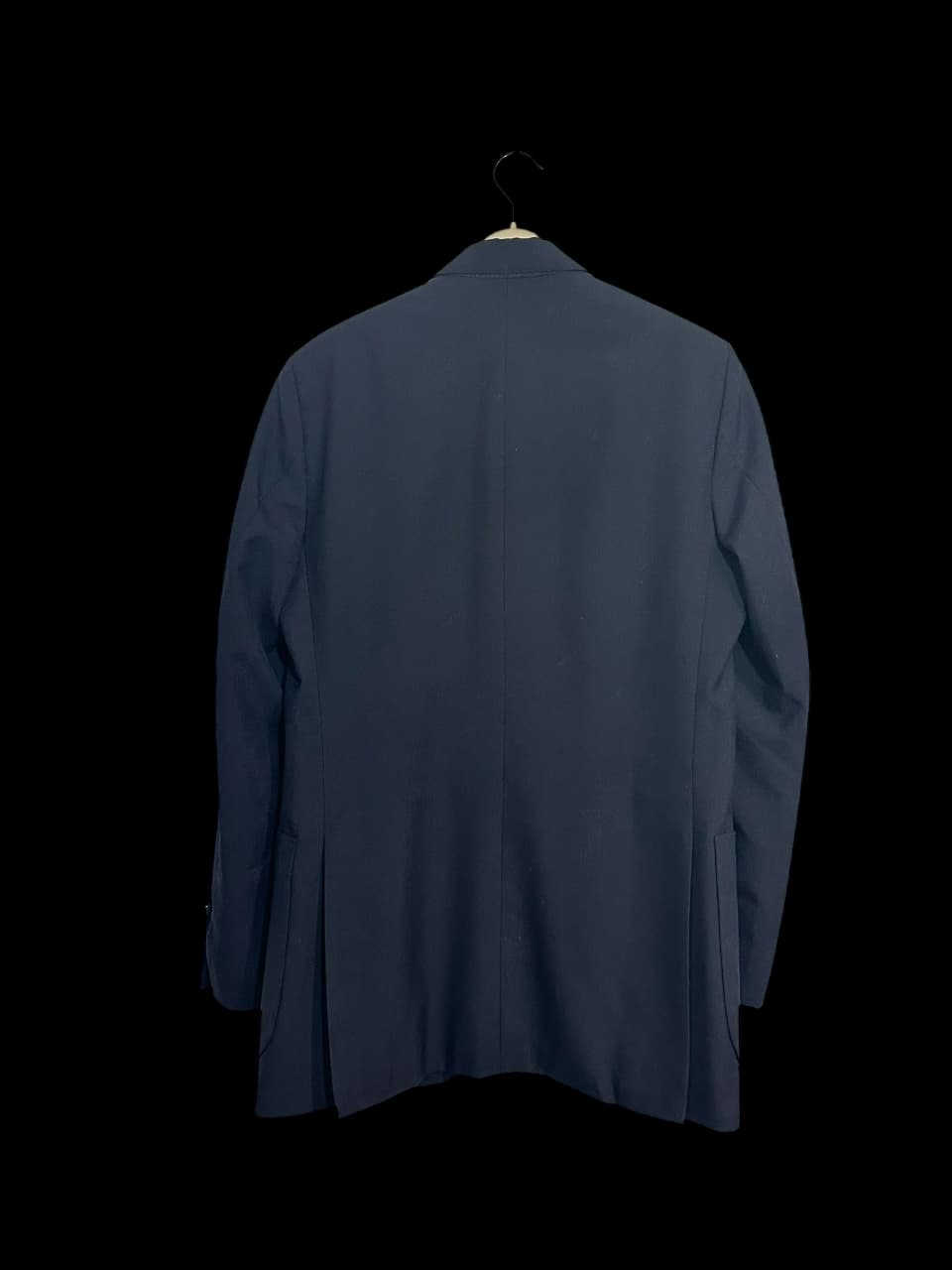 Pure Wool Crest Logo Blazer with Golden Buttons — thumbnail 3