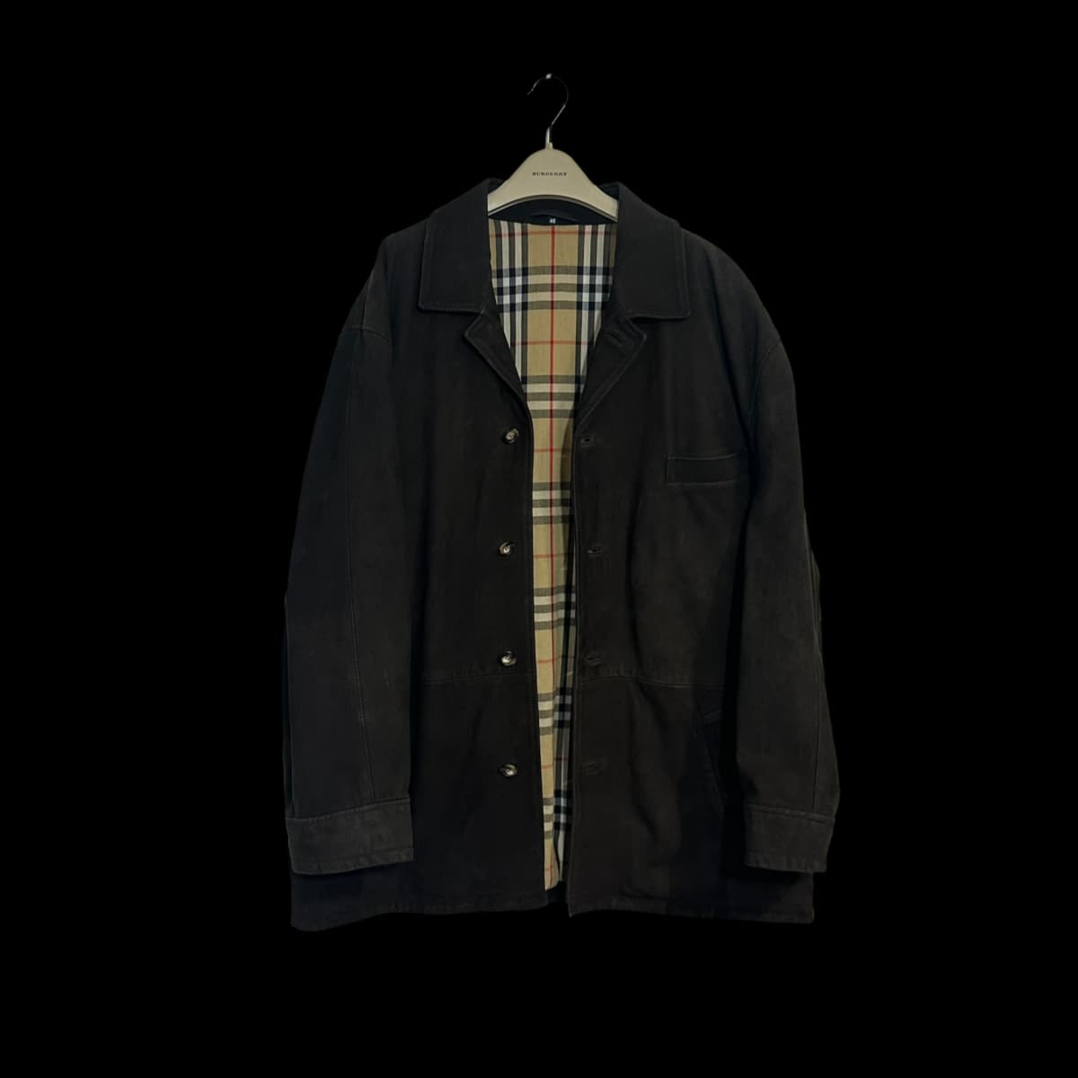 Genuine Suede Leather Coat