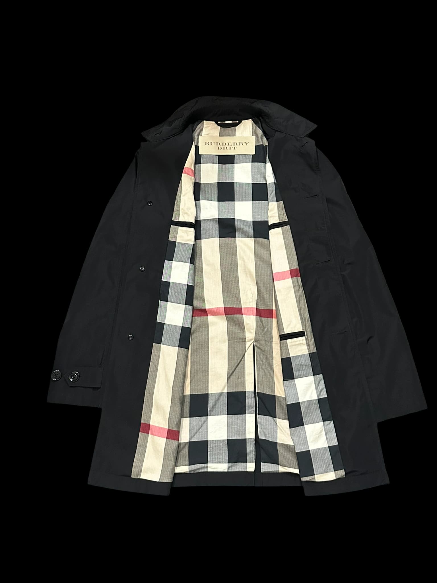 Mid-Length Single Breasted Rain Mac