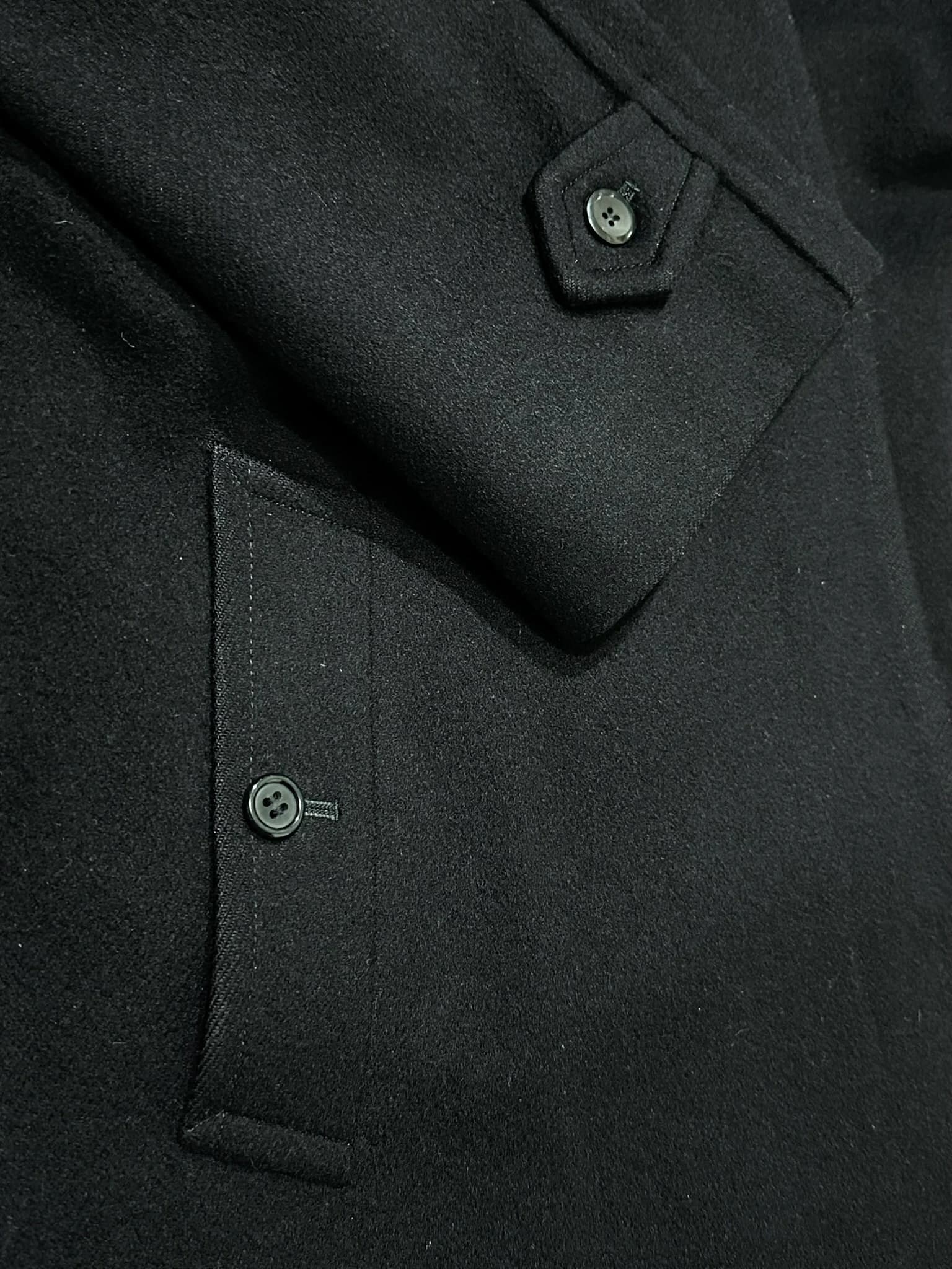Camelhair & Wool Blend Long Coat with Belt — thumbnail 6