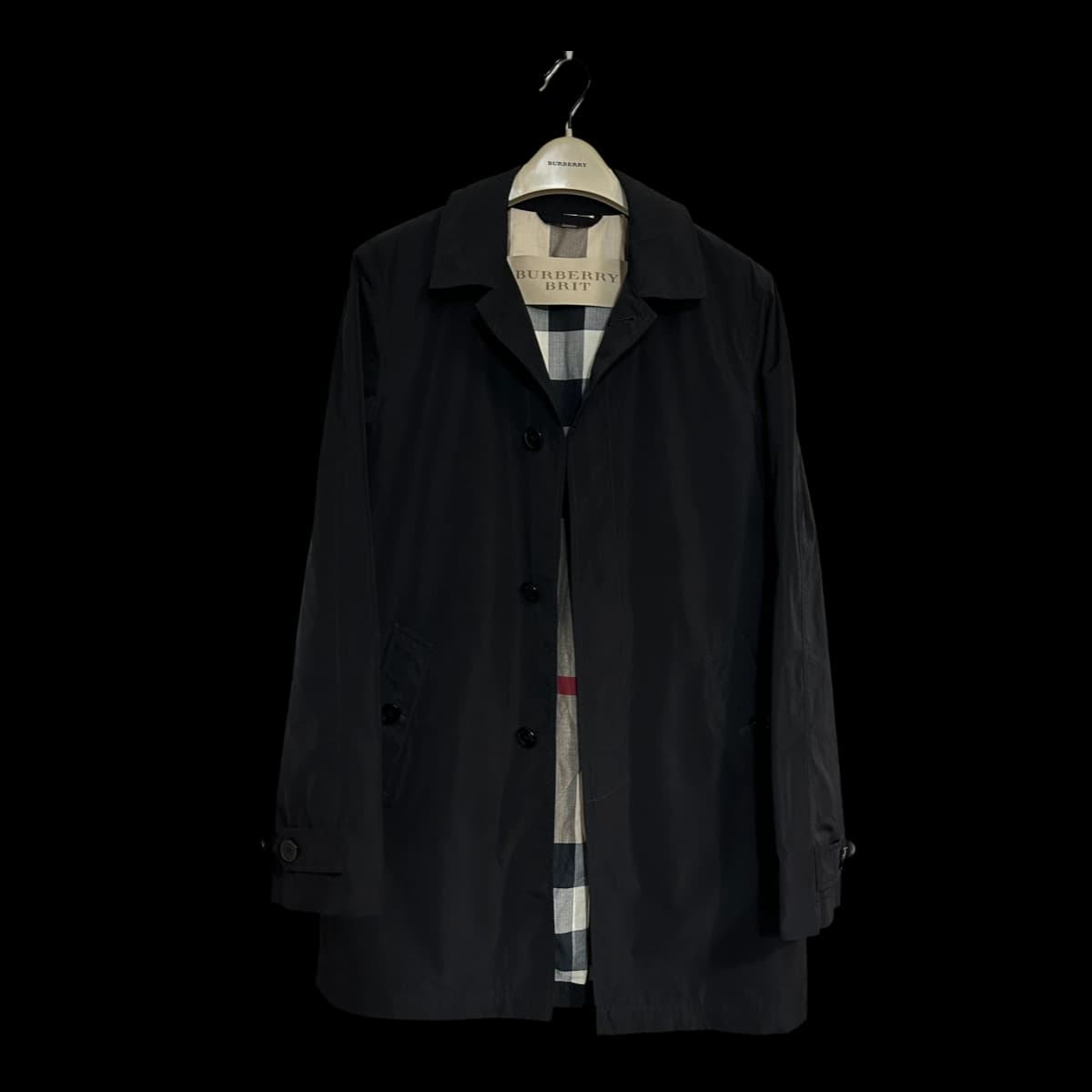 Mid-Length Single Breasted Rain Mac