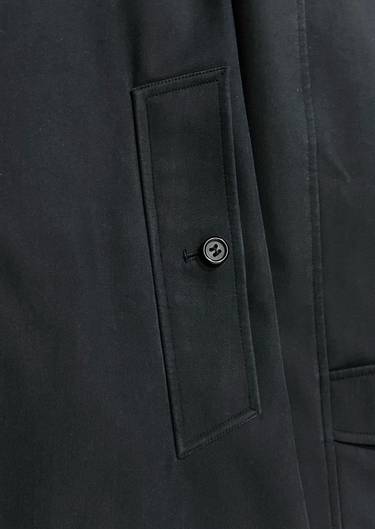Classic Single Breasted Long Car Coat — thumbnail 6