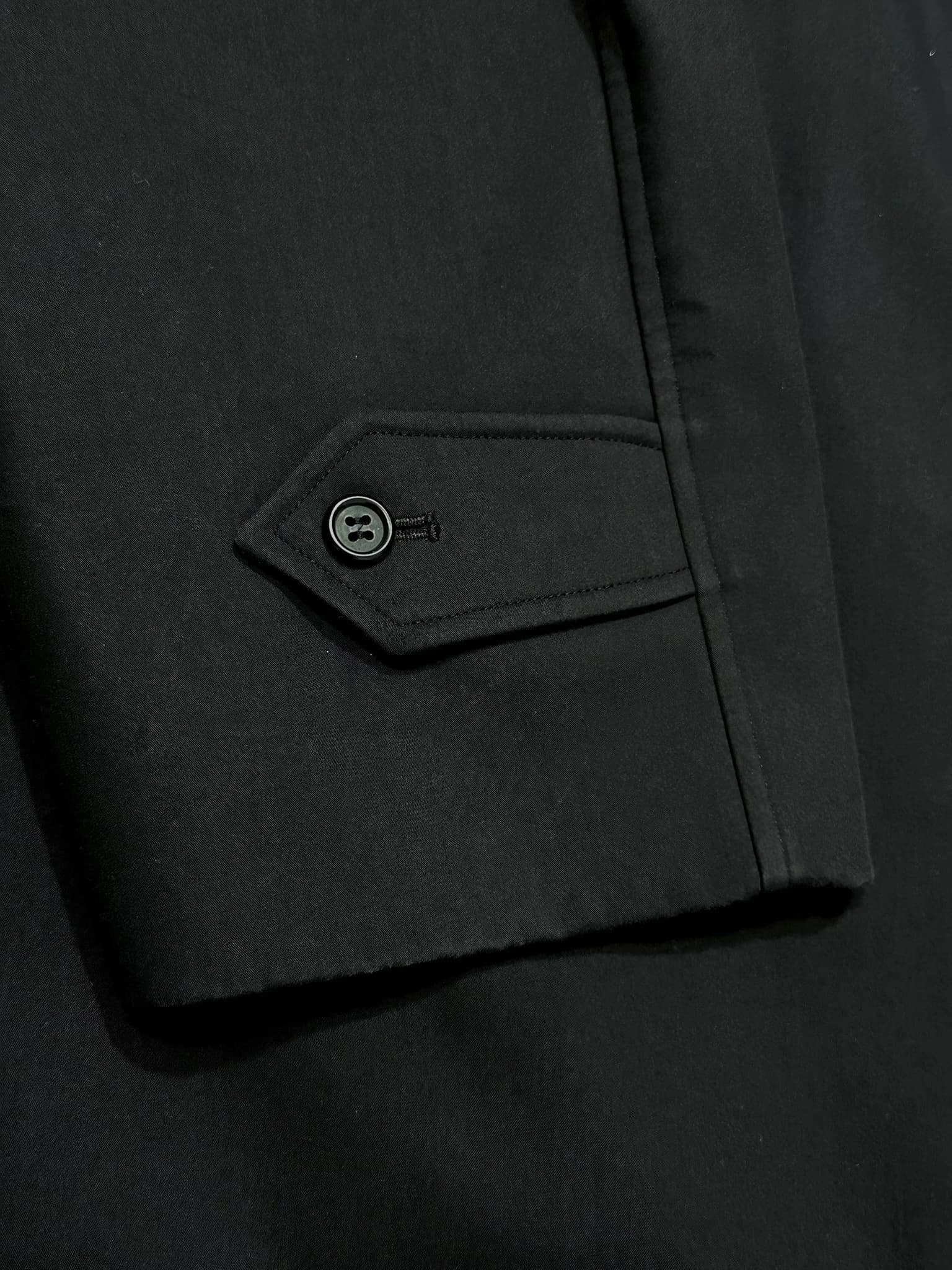 Classic Single Breasted Long Car Coat — thumbnail 7
