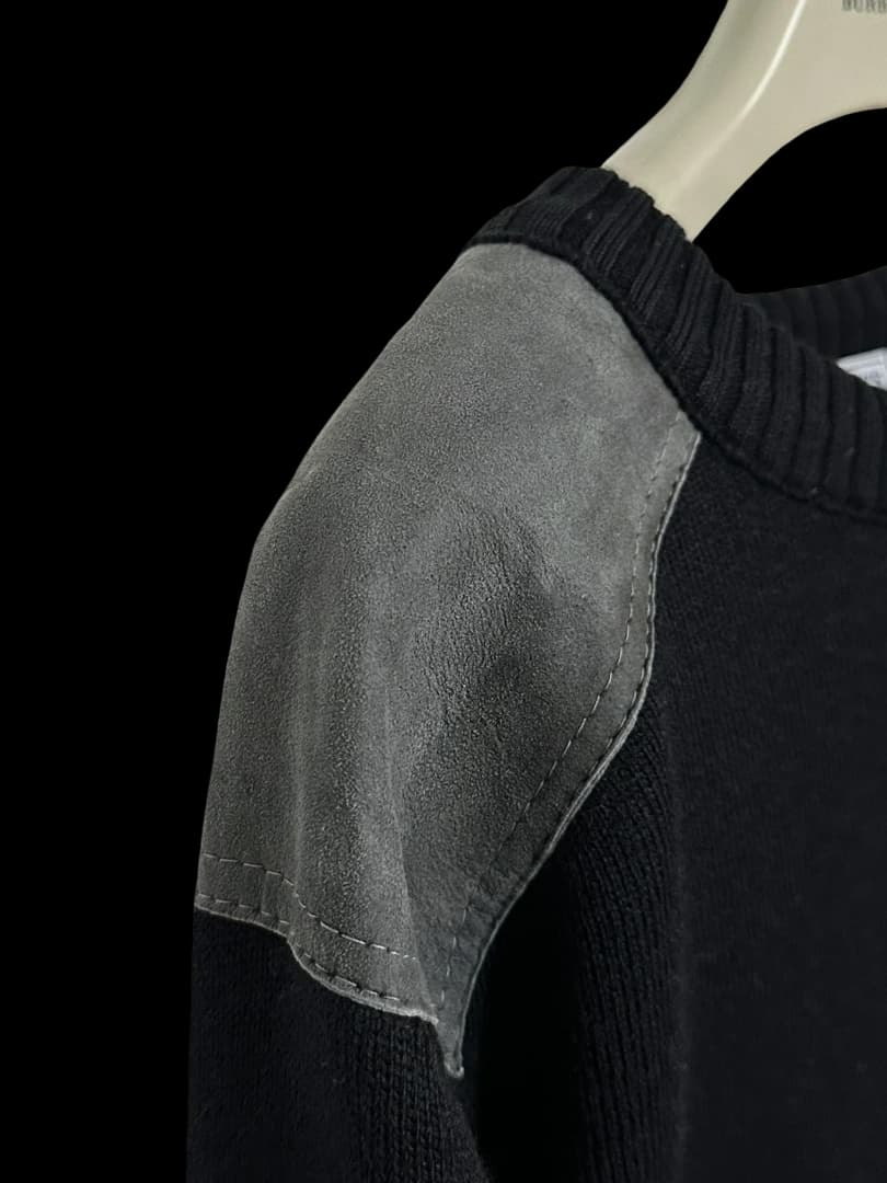 Burberrys 90s British Made Combat Knit Sweater