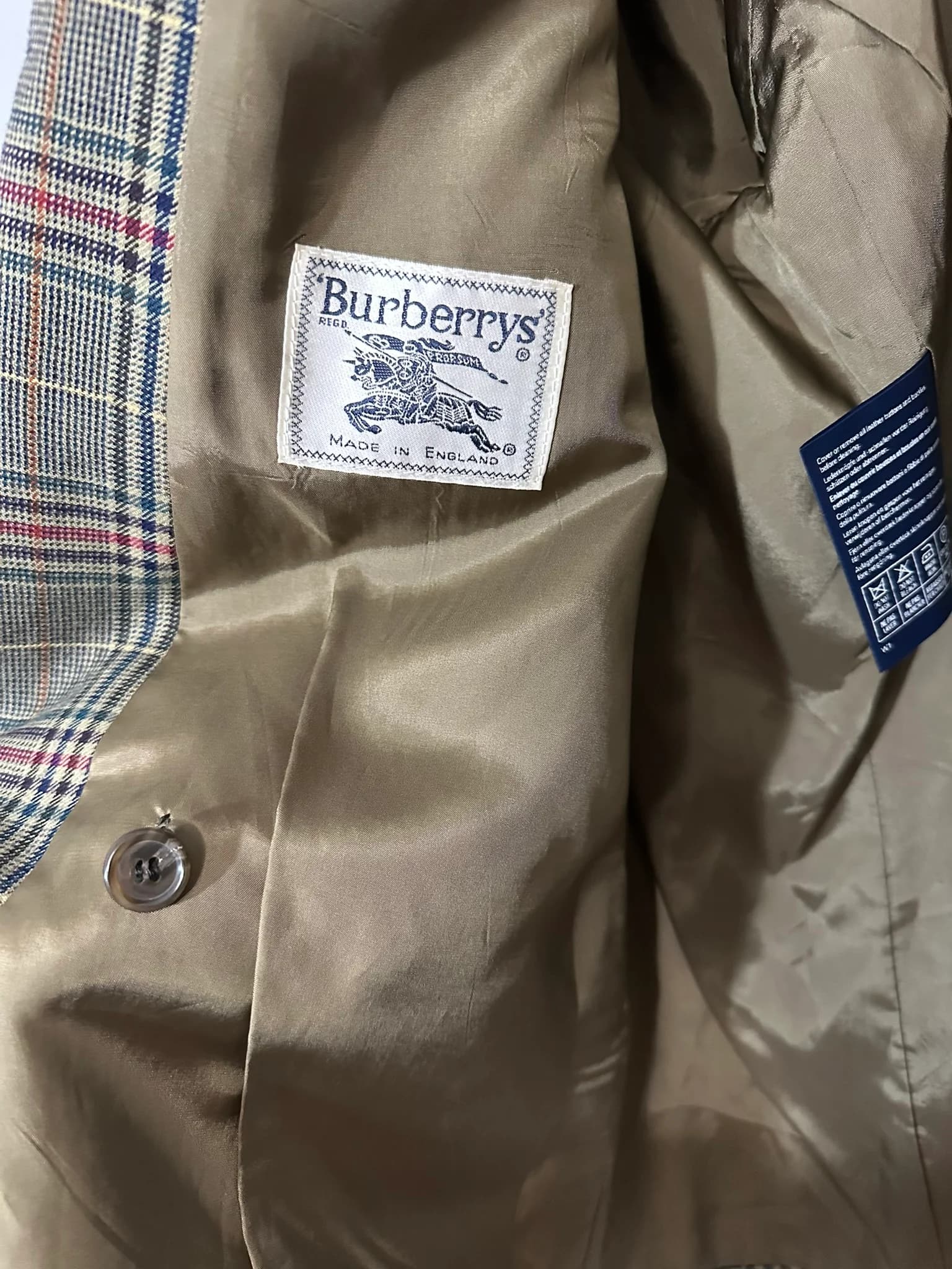 Prue Wool Double Breasted Glen Check Blazer — thumbnail 7