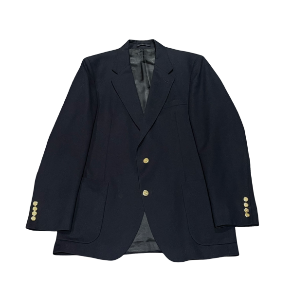 Golden Buttons Wool Blazer
