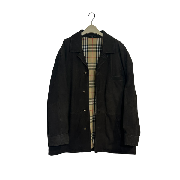 Genuine Suede Leather Coat