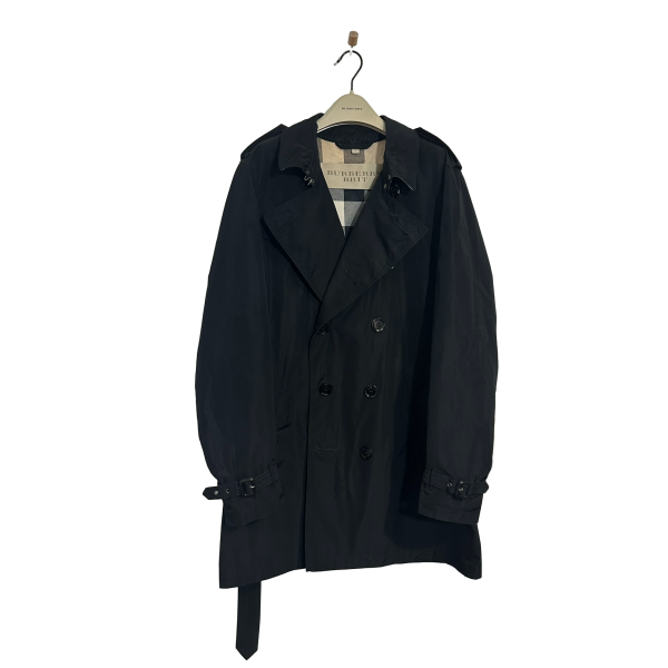 Double Breasted Mid-Length Rain Trench Coat